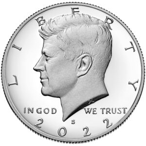 kennedy half dollar heads