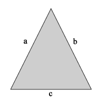 triangle area for cubic yard calculation