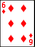 six of diamonds