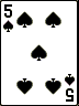 five of spades