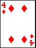 four of diamonds