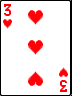 three of hearts