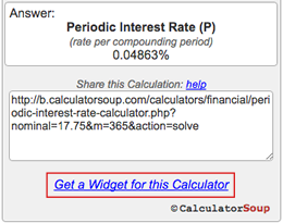 Get a pop-up calculator widget