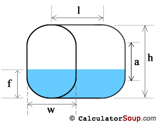 Vertical Oval Tank Schematic