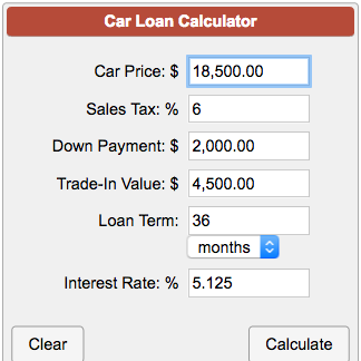 payoff loan calc