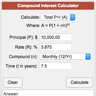 Compound Interest Calculator