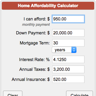 how much house can i afford 90k