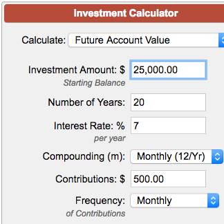 investment growth calculator