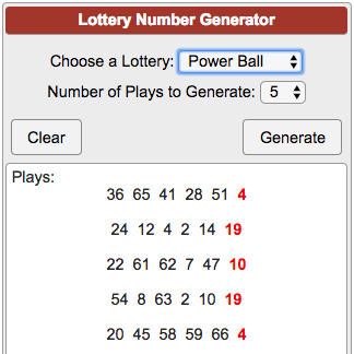 Lottery Number