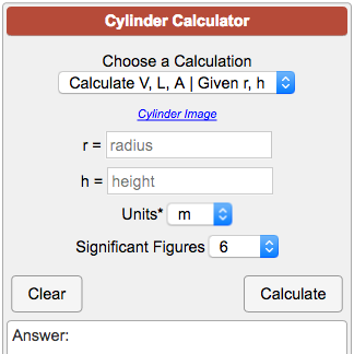 cylinder pyramid circle calculator circular calculatorsoup geometry square calculators solids