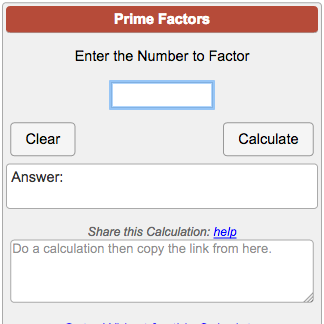 Prime Factorization Chart 1 1000