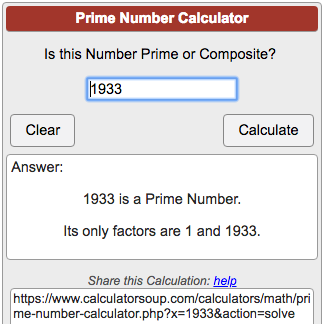 Prime Numbers Chart And Calculator