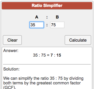 ratio simplifier