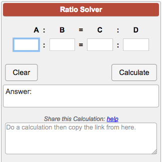 Chart Calculator Math